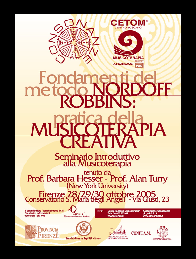 nordoff musicoterapia consonanze 2005