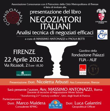 Consonanze - evento negoziatori italiani